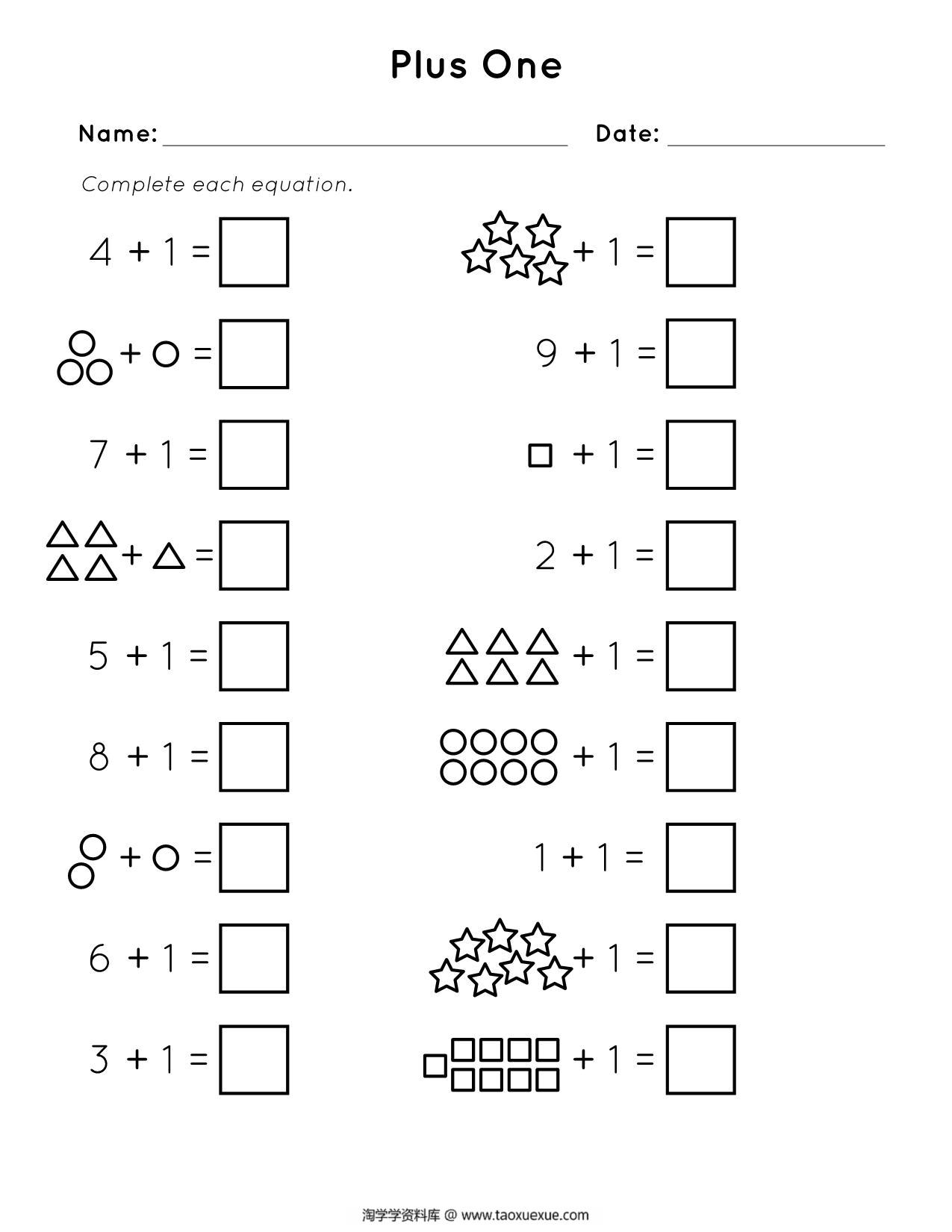 图片[5]-10以内的加法练习，怎么教孩子更容易懂，40页pdf可打印-淘学学资料库