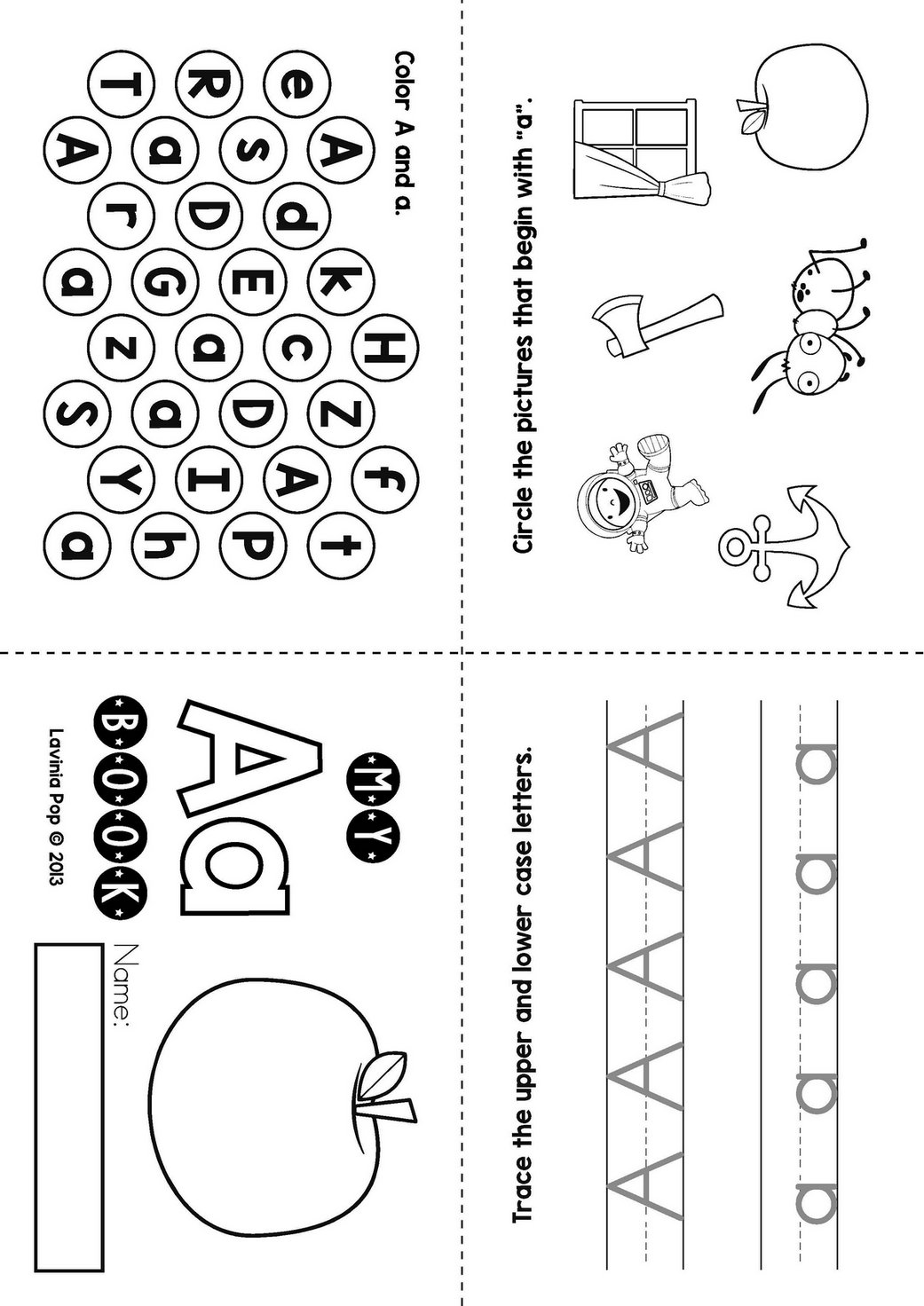 图片[7]-2239页 Letter of the Week A-Z 自然拼读字母练习书-淘学学资料库