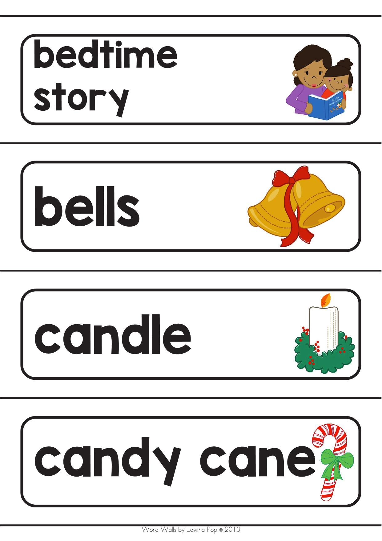 图片[5]-Christmas Word Wall，55页PDF-淘学学资料库