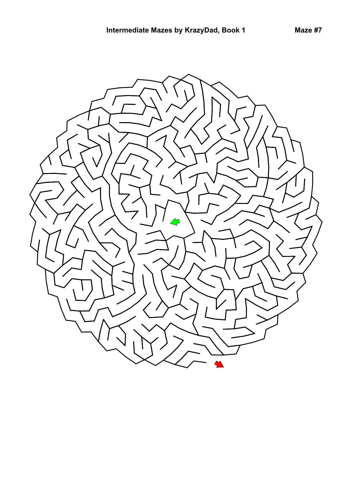 图片[2]-Intermediate Mazes (Ages 6-8)，1000页PDF-淘学学资料库
