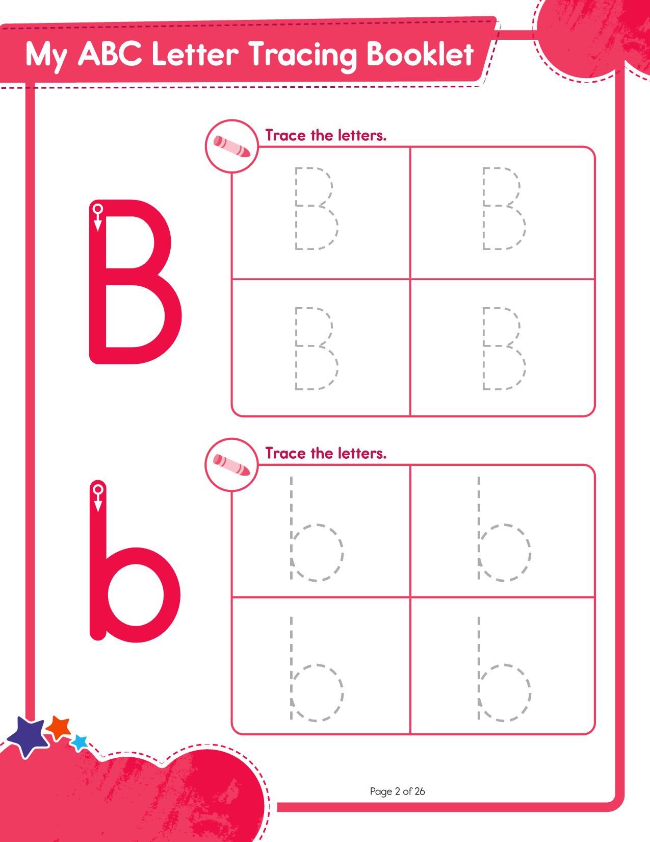 图片[2]-abc-letter-tracing-booklet-us 27页PDF-淘学学资料库