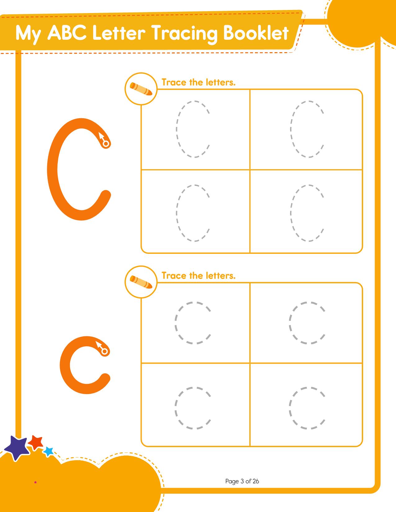 图片[3]-abc-letter-tracing-booklet-us 27页PDF-淘学学资料库