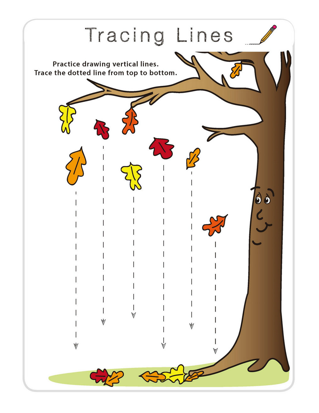 图片[1]-tracing lines 线条控笔练习，16页PDF-淘学学资料库