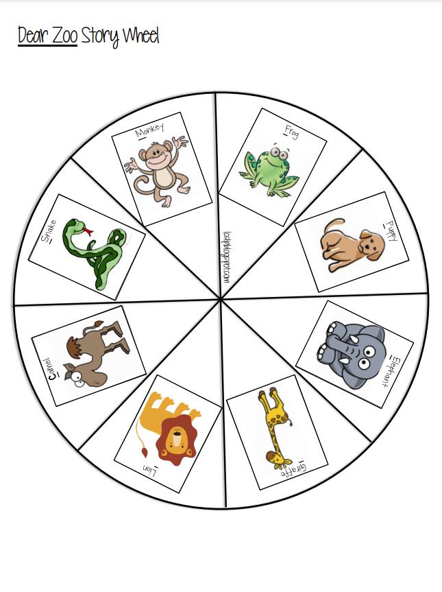 图片[1]-《Dear Zoo》绘本拓展系列，绘本游戏PDF可打印-淘学学资料库