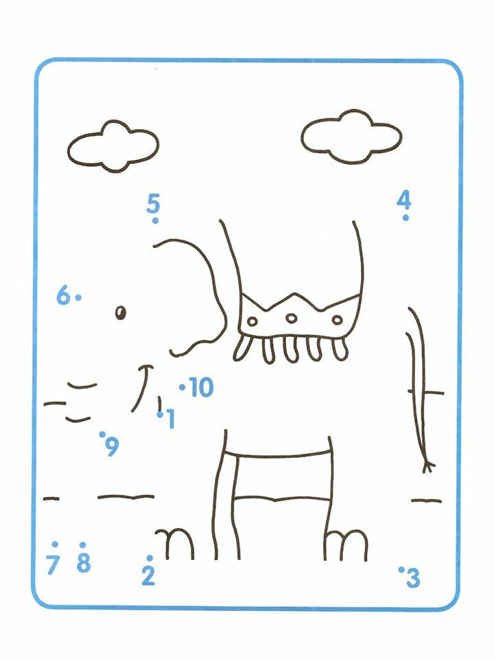 图片[2]-儿童1-10连线绘画，PDF可打印-淘学学资料库