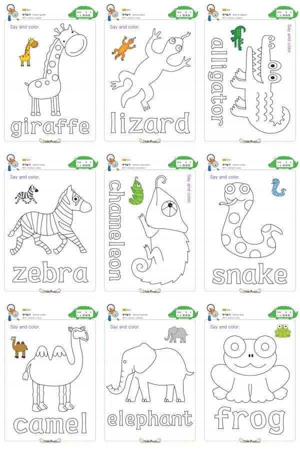 图片[7]-单词游戏卡-单词涂色，幼儿英语启蒙电子版PDF打印，百度网盘下载-淘学学资料库