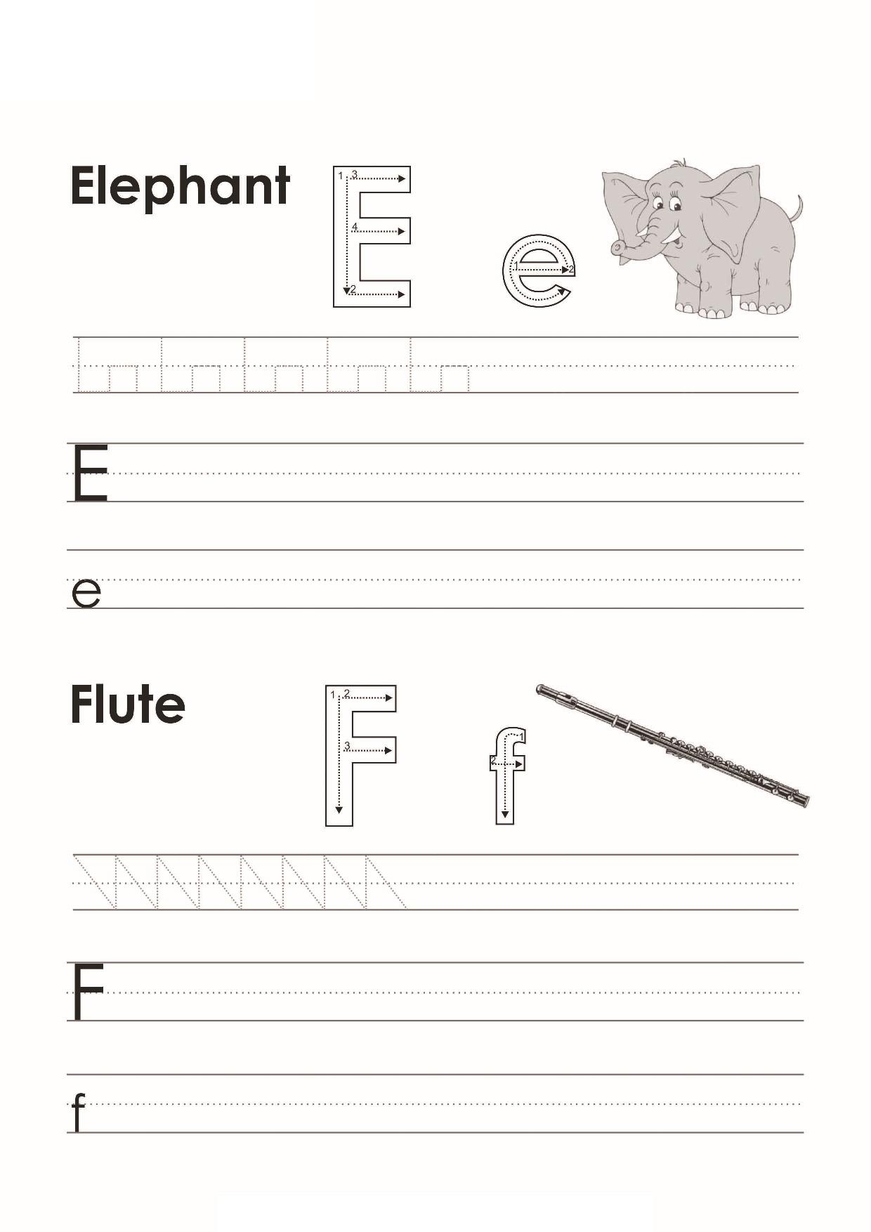 图片[3]-字母书写练习 13页PDF-淘学学资料库