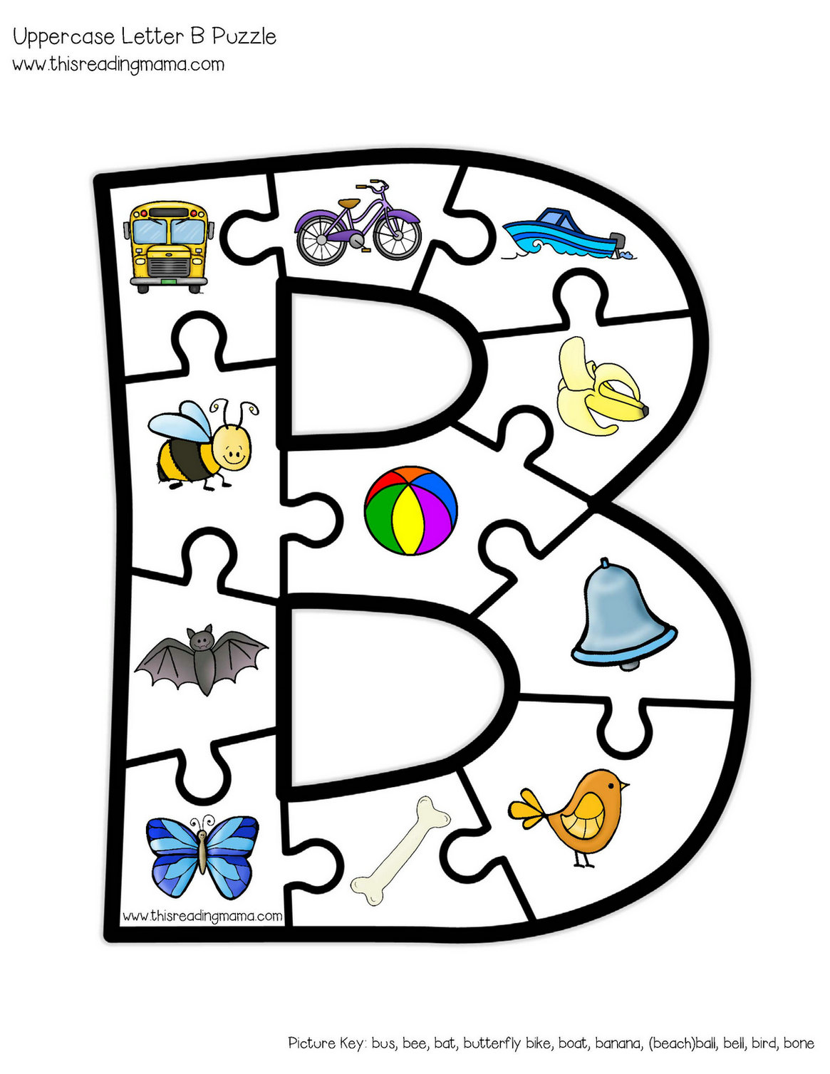 图片[3]-字母拼图（大写）AlphabetPuzzles-uppercase-淘学学资料库