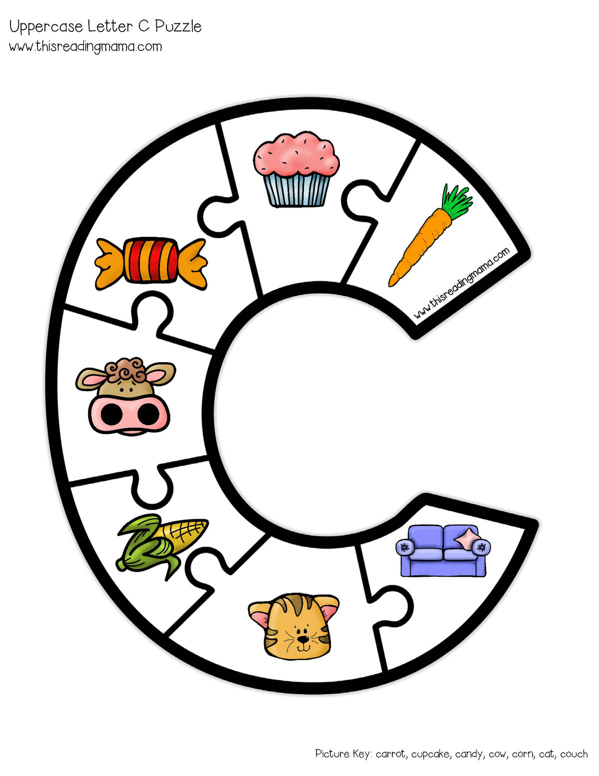 图片[5]-字母拼图（大写）AlphabetPuzzles-uppercase-淘学学资料库