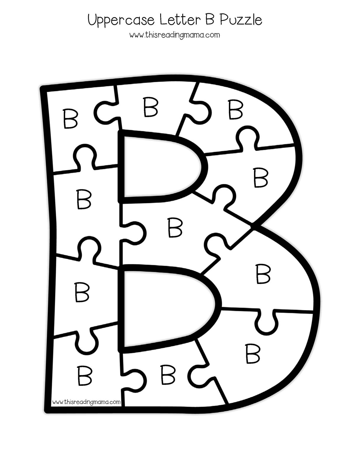 图片[4]-字母拼图（大写）AlphabetPuzzles-uppercase-淘学学资料库