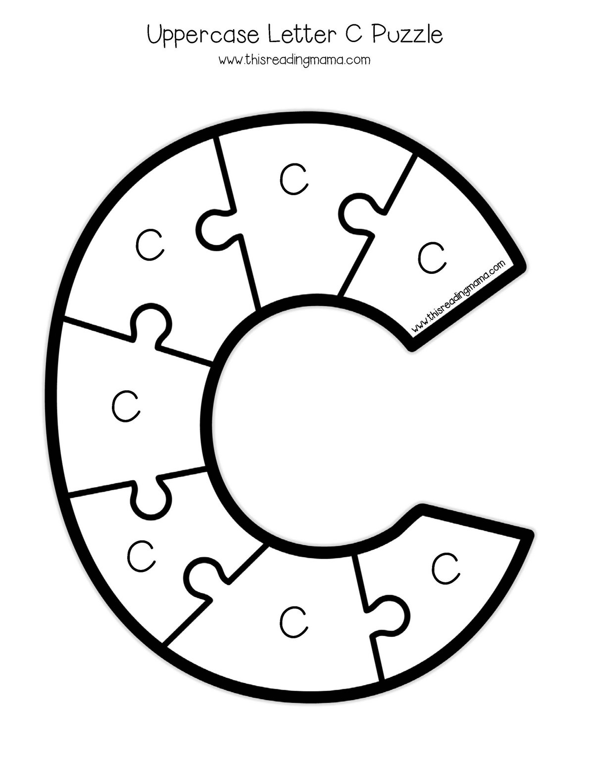 图片[6]-字母拼图（大写）AlphabetPuzzles-uppercase-淘学学资料库