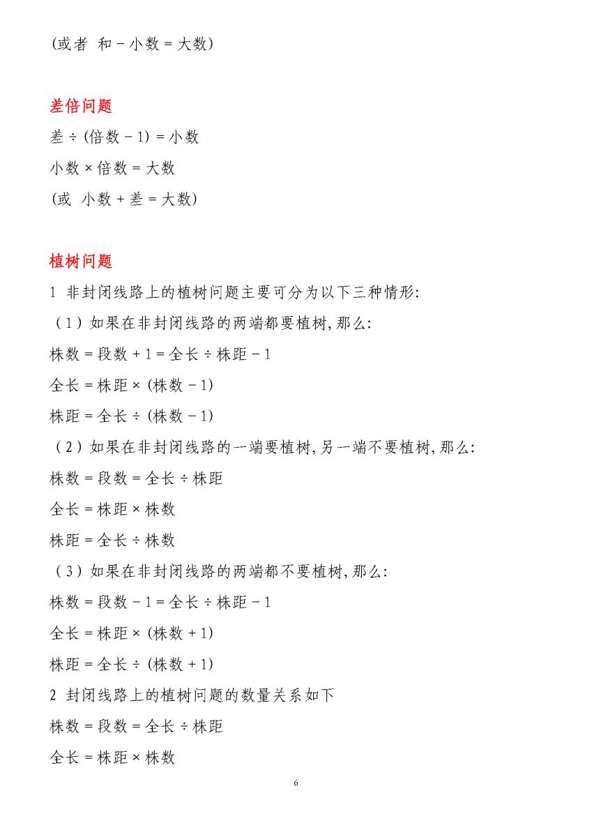 图片[4]-小学1-6年级数学公式大全(最新版)，学会数学公式，再难的题目也都不再话下。-淘学学资料库