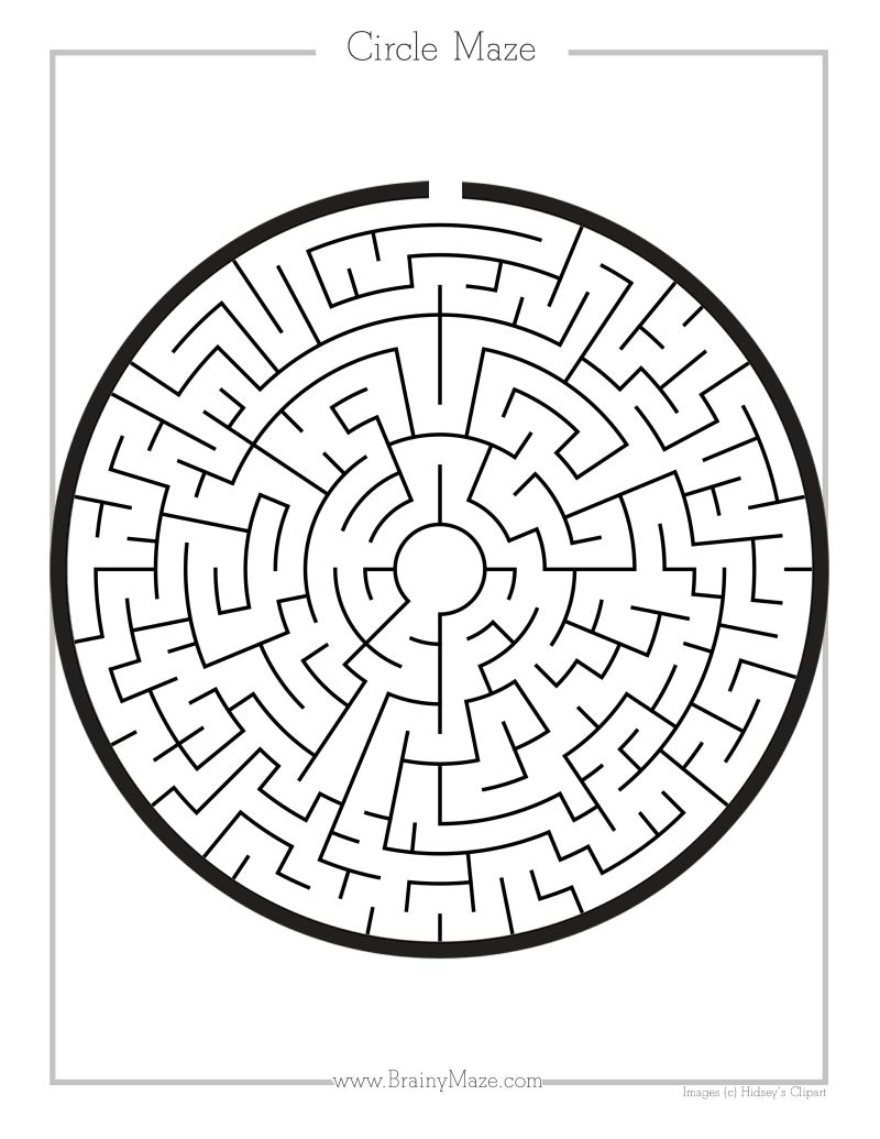 图片[1]-形状复杂迷宫，8PDF可打印-淘学学资料库