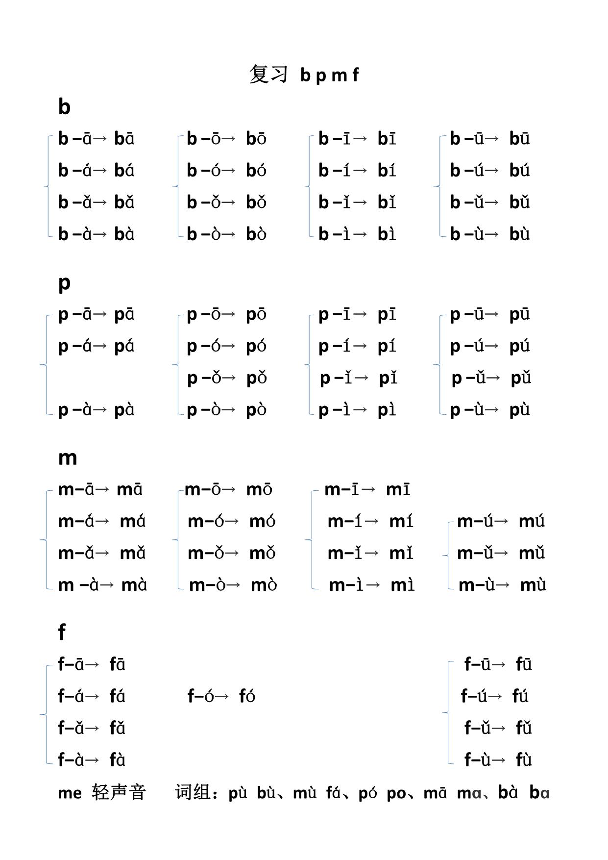 图片[1]-拼音拼读，39页PDF-淘学学资料库