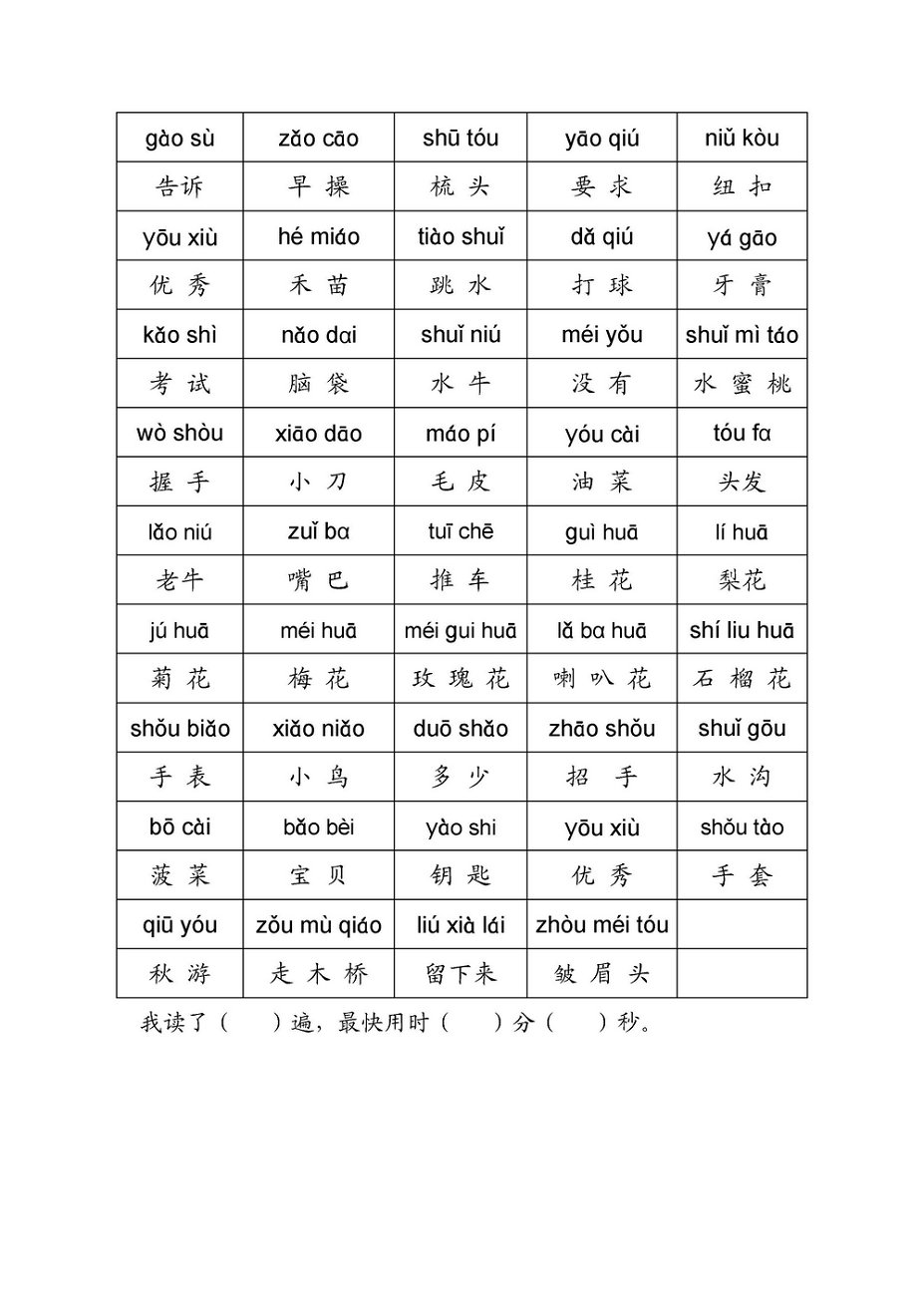 图片[3]-拼音练读卷（一）（二）-淘学学资料库