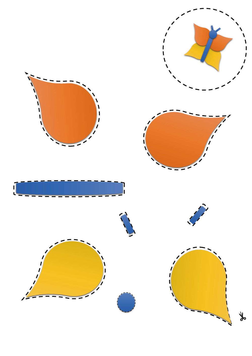 图片[1]-按照示范剪切拼贴图画-淘学学资料库