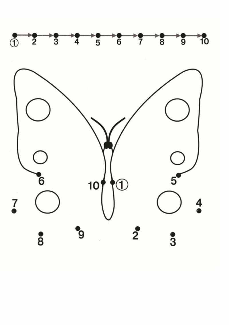 图片[2]-数字1-10连线与填色二，PDF可打印-淘学学资料库