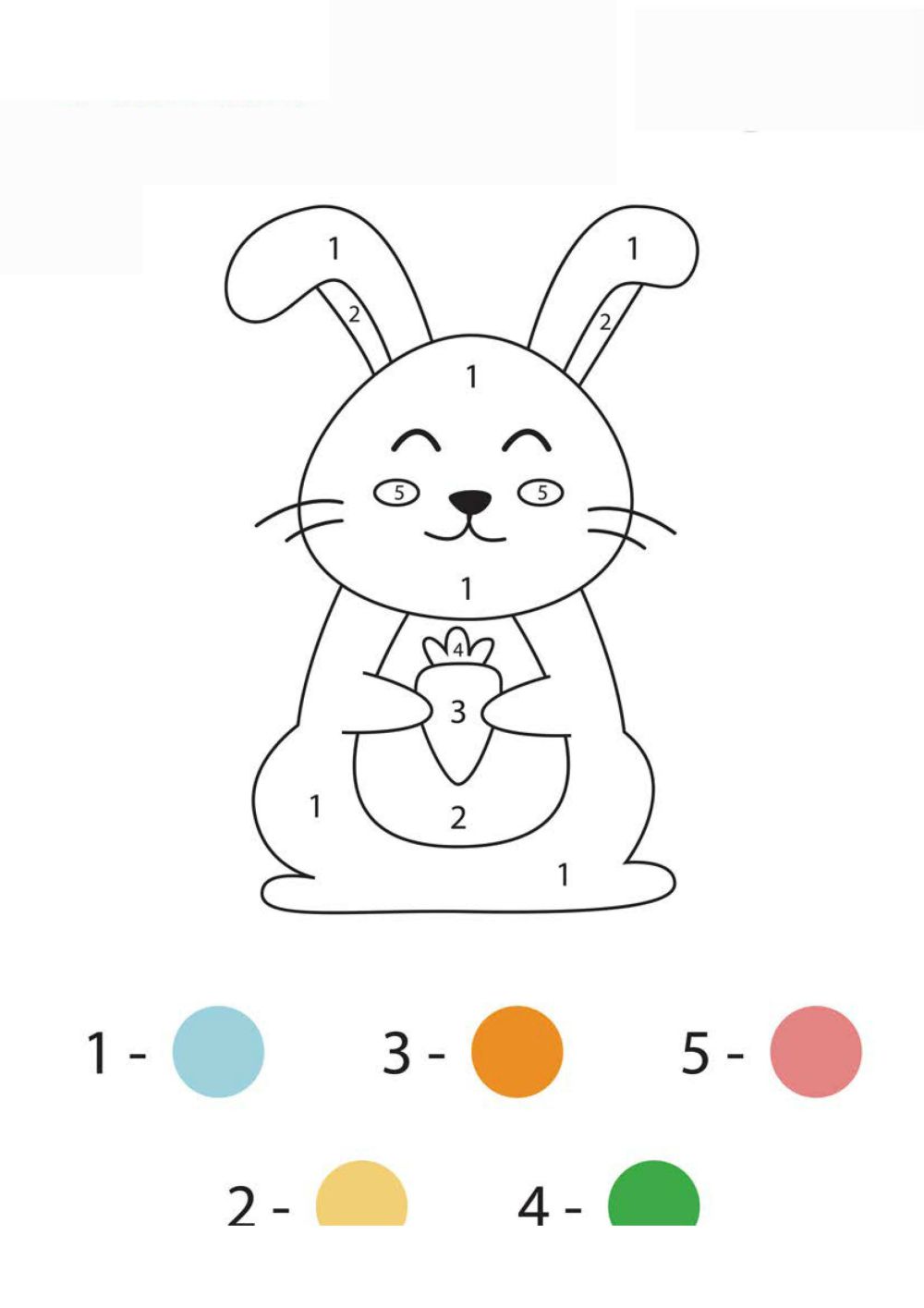 图片[2]-数字1-5填色-淘学学资料库