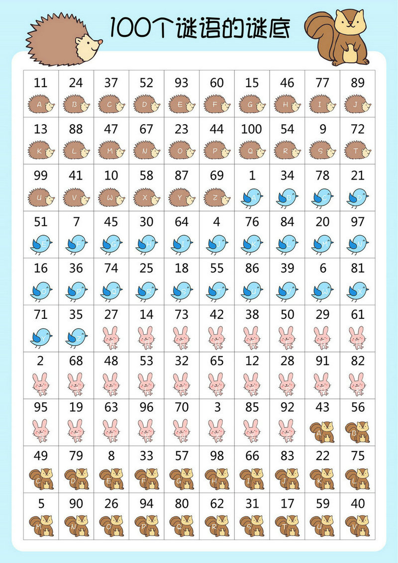 图片[5]-数字小谜语，28页PDF-淘学学资料库