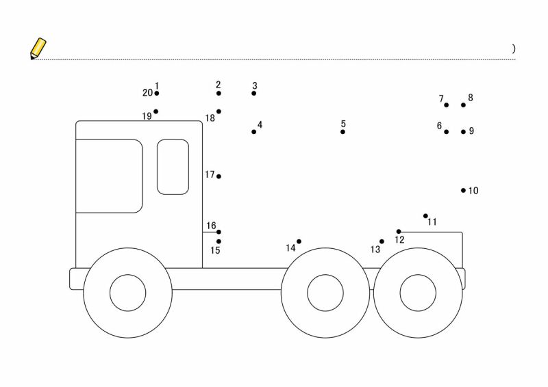 图片[2]-数字连线 1-40黑白，PDF可打印-淘学学资料库