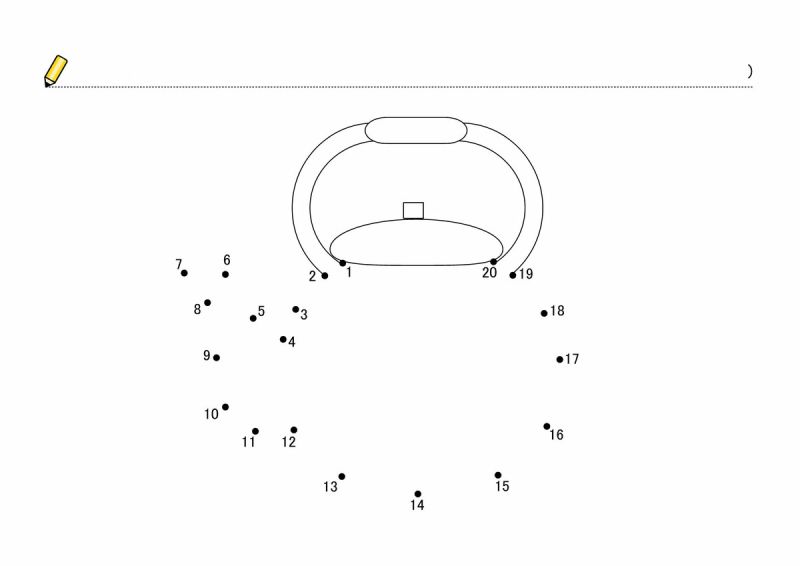 图片[4]-数字连线 1-40黑白，PDF可打印-淘学学资料库