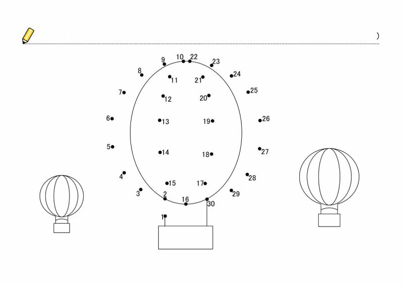 图片[6]-数字连线 1-40黑白，PDF可打印-淘学学资料库