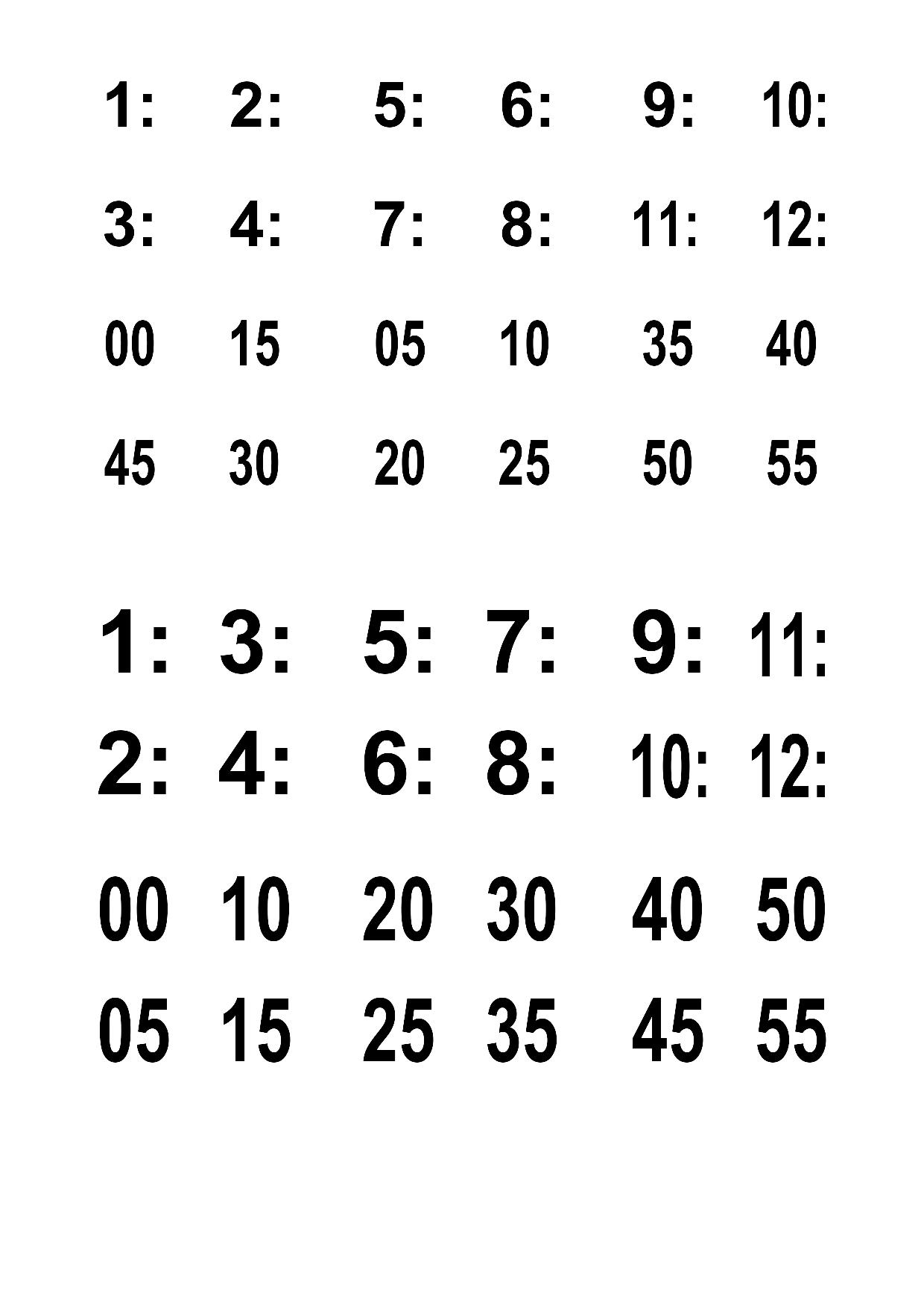 图片[3]-时钟认知小游戏，5页PDF-淘学学资料库