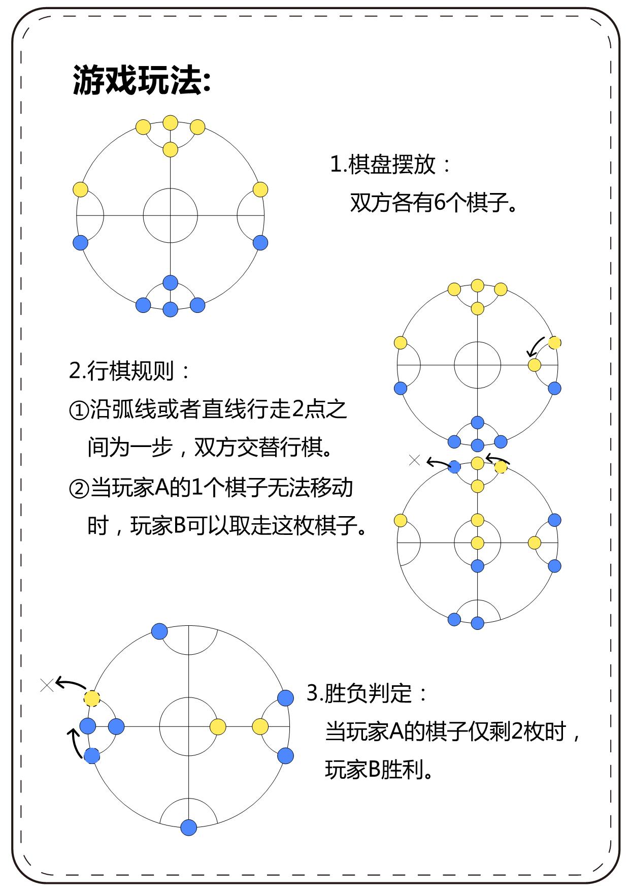 图片[5]-益智棋小书，13页PDF电子版可打印-淘学学资料库
